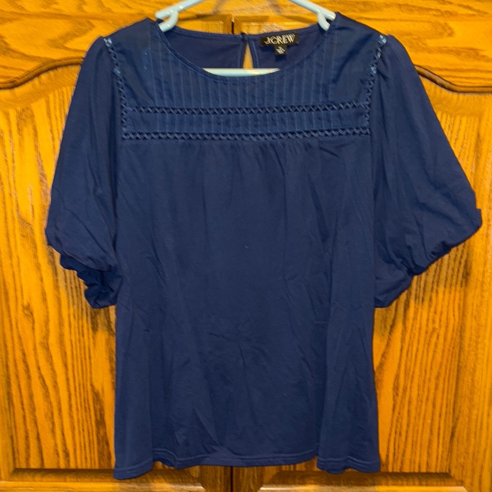 J. Crew Women's Deep Blue Blouse